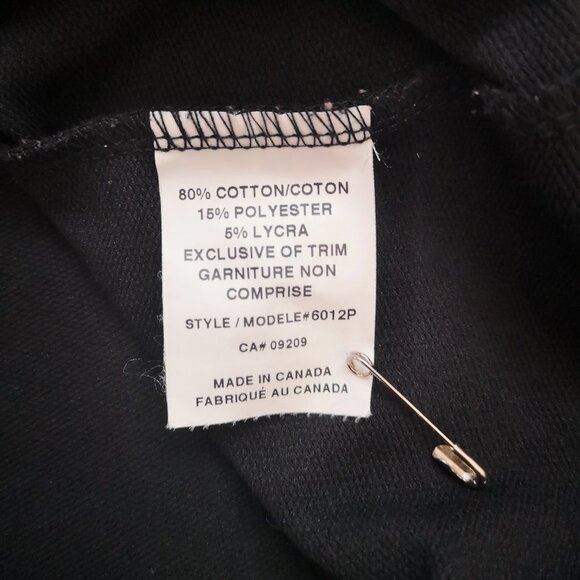 Cleo Petites Ladies Size Medium Black with Pink Accents Full Zip Hoodie - Picture 6 of 10